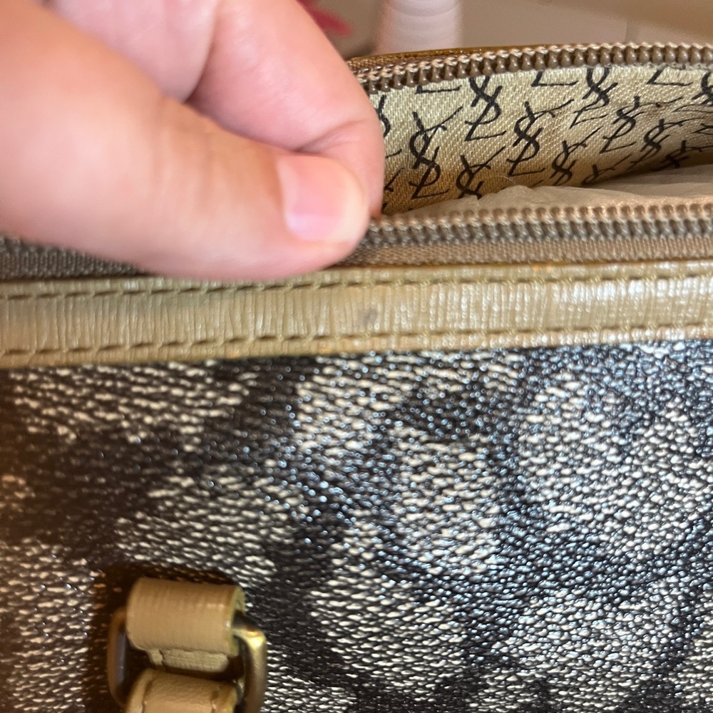 SALE Yves Saint Laurent YSL giraffe-print Boston bag, great condition! - Picture 12 of 15